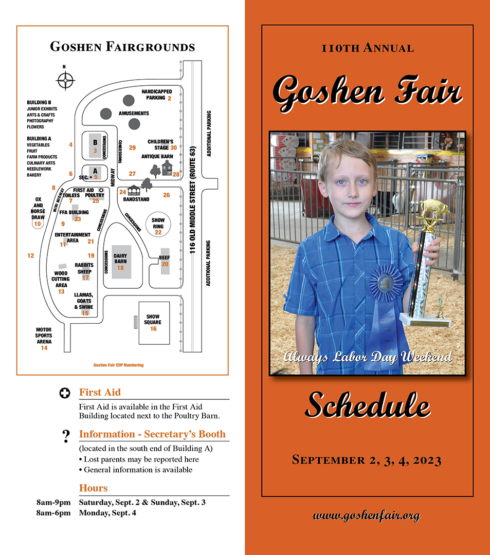 Goshen Fair Schedule 20232